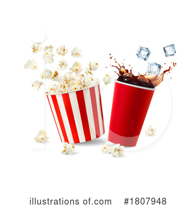 Popcorn Clipart #1807948 by Vector Tradition SM