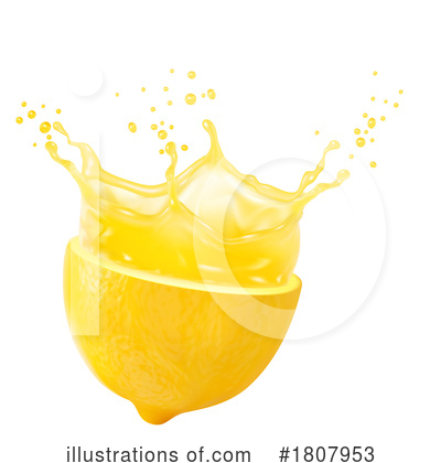 Lemon Clipart #1807953 by Vector Tradition SM