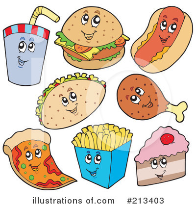 Cheeseburger Clipart #213403 by visekart