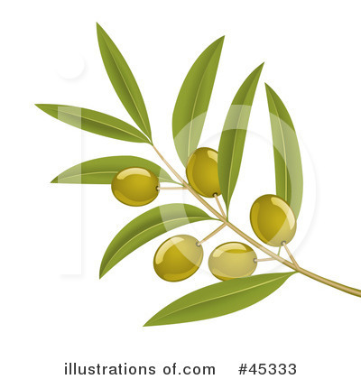 Olives Clipart #45333 by Oligo
