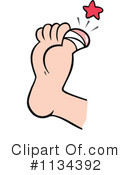 Foot Clipart #1134392 by Johnny Sajem