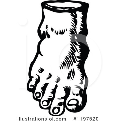 Foot Clipart #1197520 by Prawny Vintage