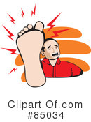 Foot Clipart #85034 by David Rey