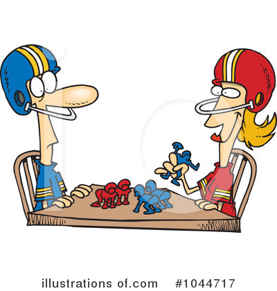 Football Player Clipart #1044717 by toonaday