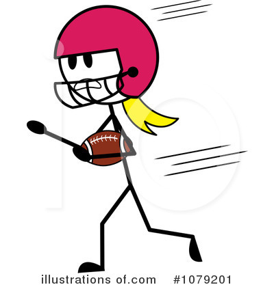 Football Clipart #1079201 by Pams Clipart