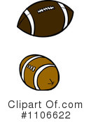 Football Clipart #1106622 by Cartoon Solutions