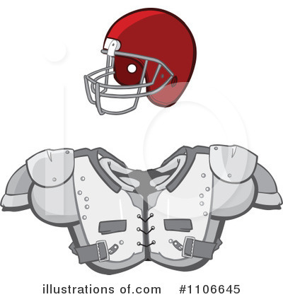 Football Clipart #1106645 by Cartoon Solutions