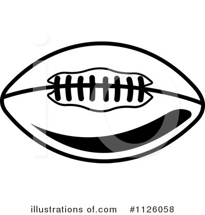 Royalty-Free (RF) Football Clipart Illustration by Vector Tradition SM - Stock Sample #1126058