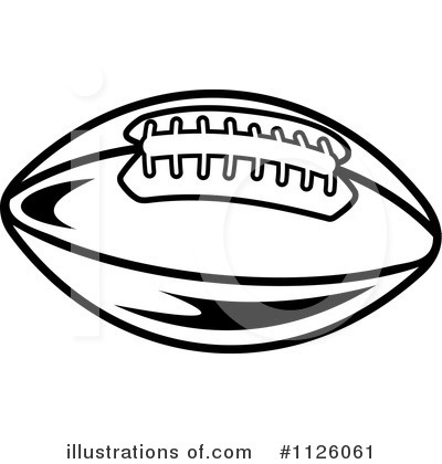 Royalty-Free (RF) Football Clipart Illustration by Vector Tradition SM - Stock Sample #1126061