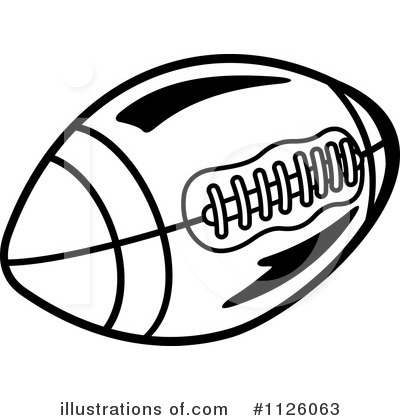 Royalty-Free (RF) Football Clipart Illustration by Vector Tradition SM - Stock Sample #1126063