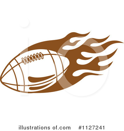 Royalty-Free (RF) Football Clipart Illustration by Vector Tradition SM - Stock Sample #1127241