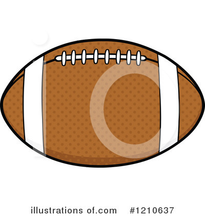 Royalty-Free (RF) Football Clipart Illustration by Hit Toon - Stock Sample #1210637
