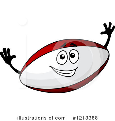 Royalty-Free (RF) Football Clipart Illustration by Vector Tradition SM - Stock Sample #1213388