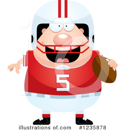 Football Player Clipart #1235878 by Cory Thoman