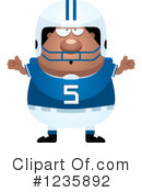 Football Clipart #1235892 by Cory Thoman