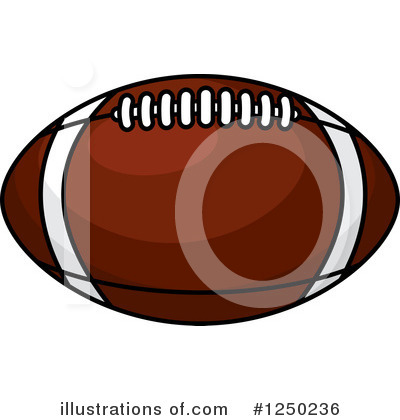 Royalty-Free (RF) Football Clipart Illustration by Vector Tradition SM - Stock Sample #1250236
