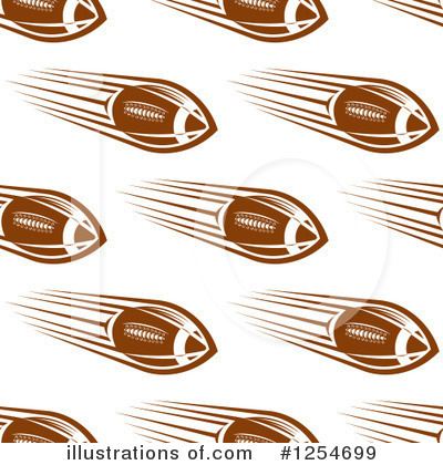 Royalty-Free (RF) Football Clipart Illustration by Vector Tradition SM - Stock Sample #1254699