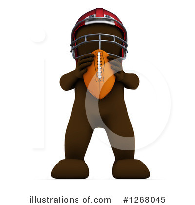 Royalty-Free (RF) Football Clipart Illustration by KJ Pargeter - Stock Sample #1268045