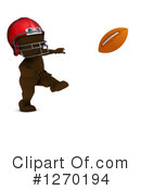 Football Clipart #1270194 by KJ Pargeter