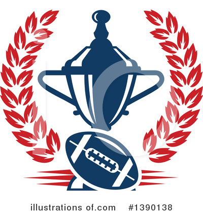 Football Clipart #1390138 by Vector Tradition SM