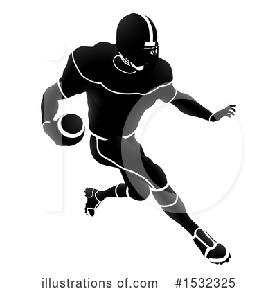 Football Player Clipart #1532325 by AtStockIllustration
