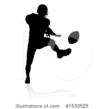 Royalty-Free (RF) Football Clipart Illustration by AtStockIllustration - Stock Sample #1533525
