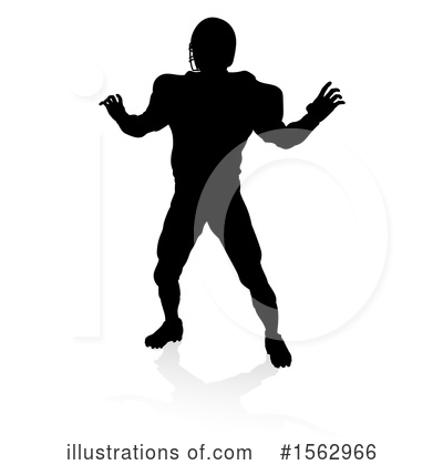 Football Player Clipart #1562966 by AtStockIllustration