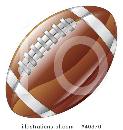 American Football Clipart #40370 by AtStockIllustration