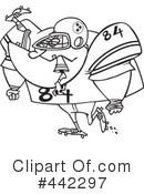 Football Clipart #442297 by toonaday