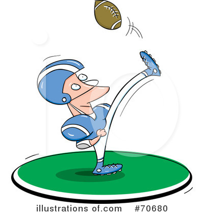Royalty-Free (RF) Football Clipart Illustration by jtoons - Stock Sample #70680