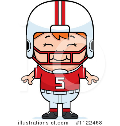 Royalty-Free (RF) Football Player Clipart Illustration by Cory Thoman - Stock Sample #1122468