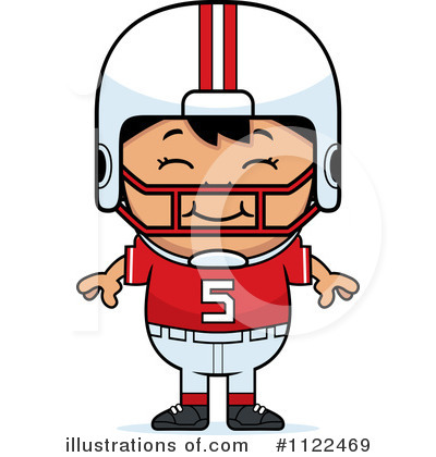 Royalty-Free (RF) Football Player Clipart Illustration by Cory Thoman - Stock Sample #1122469