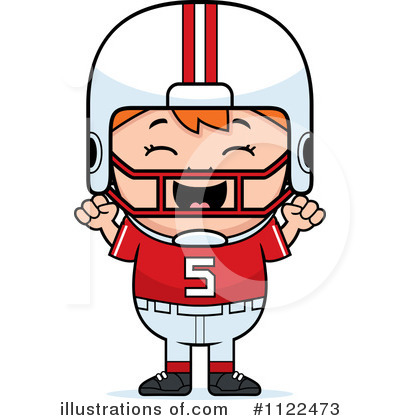 Royalty-Free (RF) Football Player Clipart Illustration by Cory Thoman - Stock Sample #1122473