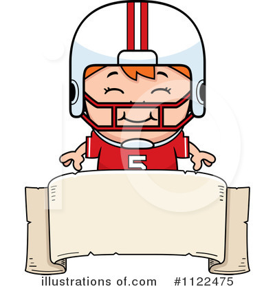 Royalty-Free (RF) Football Player Clipart Illustration by Cory Thoman - Stock Sample #1122475