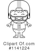Football Player Clipart #1141224 by Cory Thoman