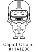Football Player Clipart #1141230 by Cory Thoman