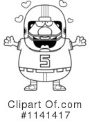 Football Player Clipart #1141417 by Cory Thoman