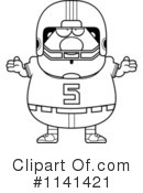 Football Player Clipart #1141421 by Cory Thoman
