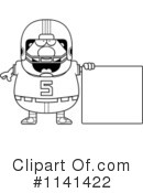 Football Player Clipart #1141422 by Cory Thoman