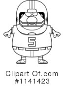 Football Player Clipart #1141423 by Cory Thoman