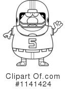 Football Player Clipart #1141424 by Cory Thoman