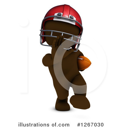 Royalty-Free (RF) Football Player Clipart Illustration by KJ Pargeter - Stock Sample #1267030