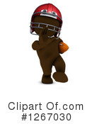Football Player Clipart #1267030 by KJ Pargeter