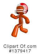 Football Player Clipart #1379417 by Leo Blanchette