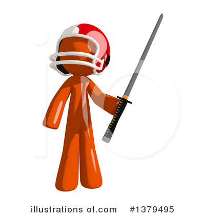 Football Clipart #1379495 by Leo Blanchette