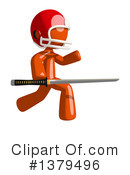 Football Player Clipart #1379496 by Leo Blanchette