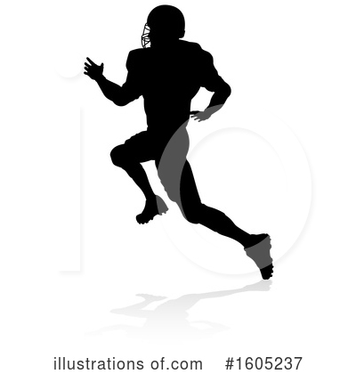 Royalty-Free (RF) Football Player Clipart Illustration by AtStockIllustration - Stock Sample #1605237