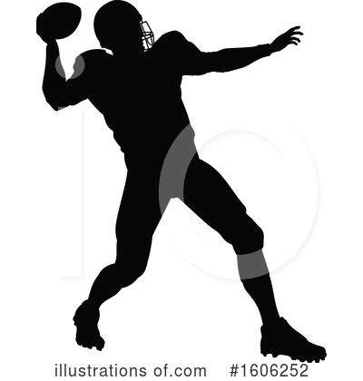 Royalty-Free (RF) Football Player Clipart Illustration by AtStockIllustration - Stock Sample #1606252