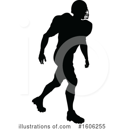 Royalty-Free (RF) Football Player Clipart Illustration by AtStockIllustration - Stock Sample #1606255