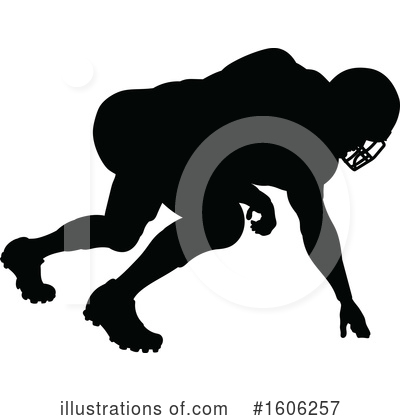 Football Player Clipart #1606257 by AtStockIllustration